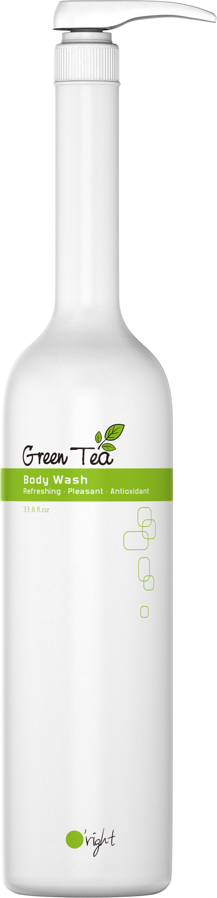 O'RIGHT Гель для душа Зеленый чай / Green Tea Body Wash 1000