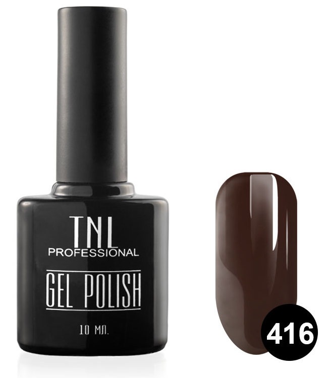 TNL PROFESSIONAL 416 гель-лак для ногтей, ивово-коричневый 1