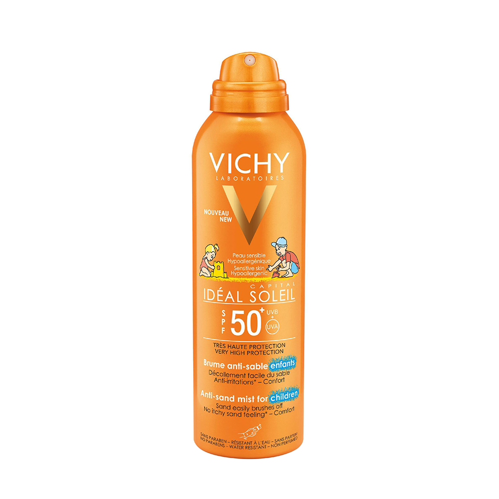 VICHY Спрей-вуаль детский солнцезащитный анти-песок SPF 50+ 
