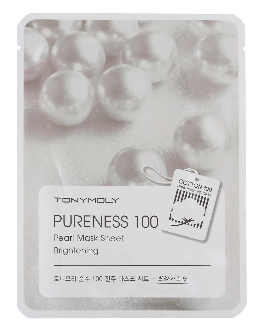 TONY MOLY Маска с экстрактом жемчуга для лица / Pureness 100