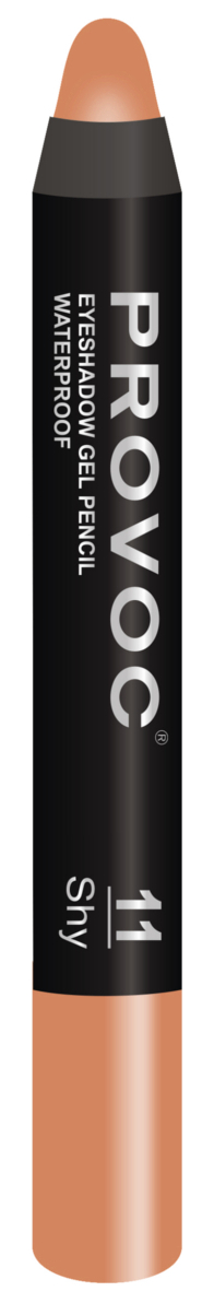 PROVOC Тени-карандаш водостойкие шиммер, 11 персиковый / Eye