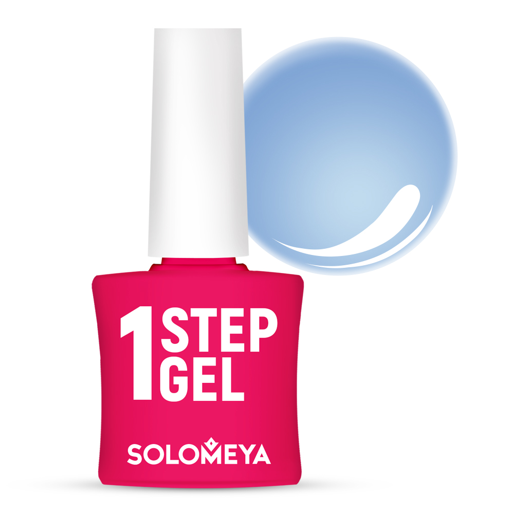 SOLOMEYA Гель-лак однофазный для ногтей, 28 туман / One Step
