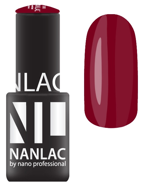 NANO PROFESSIONAL 2153 гель-лак для ногтей, рубиновый велюр 