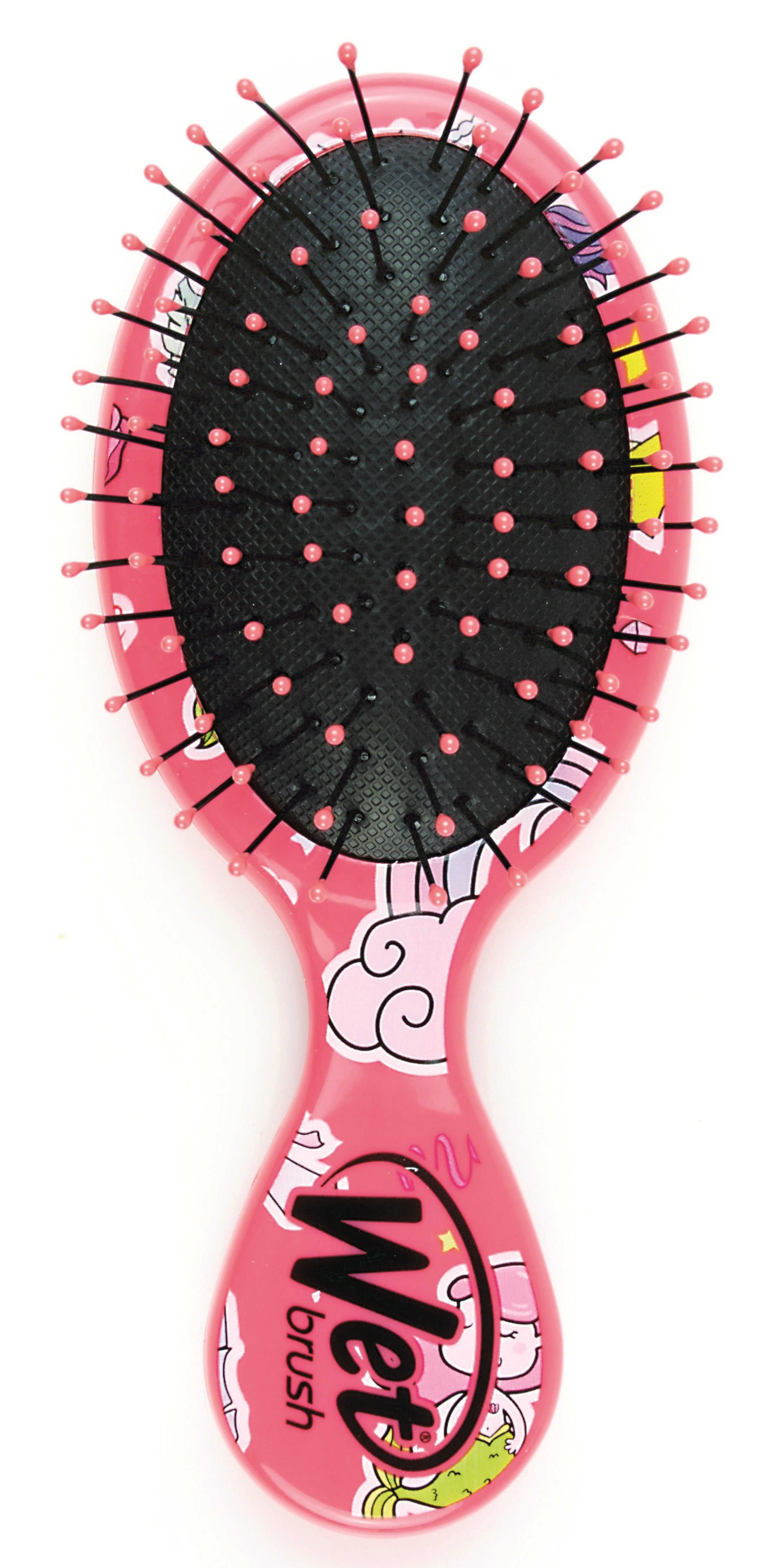 Wet Brush Щетка для спутанных волос мини размера, розовый ед