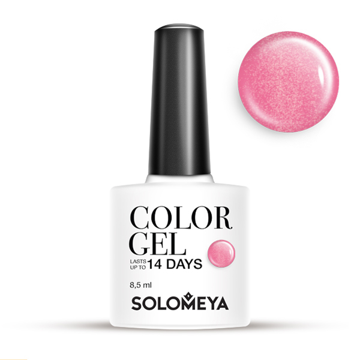 SOLOMEYA Гель-лак для ногтей SCG097 Розовый / Color Gel Rosе