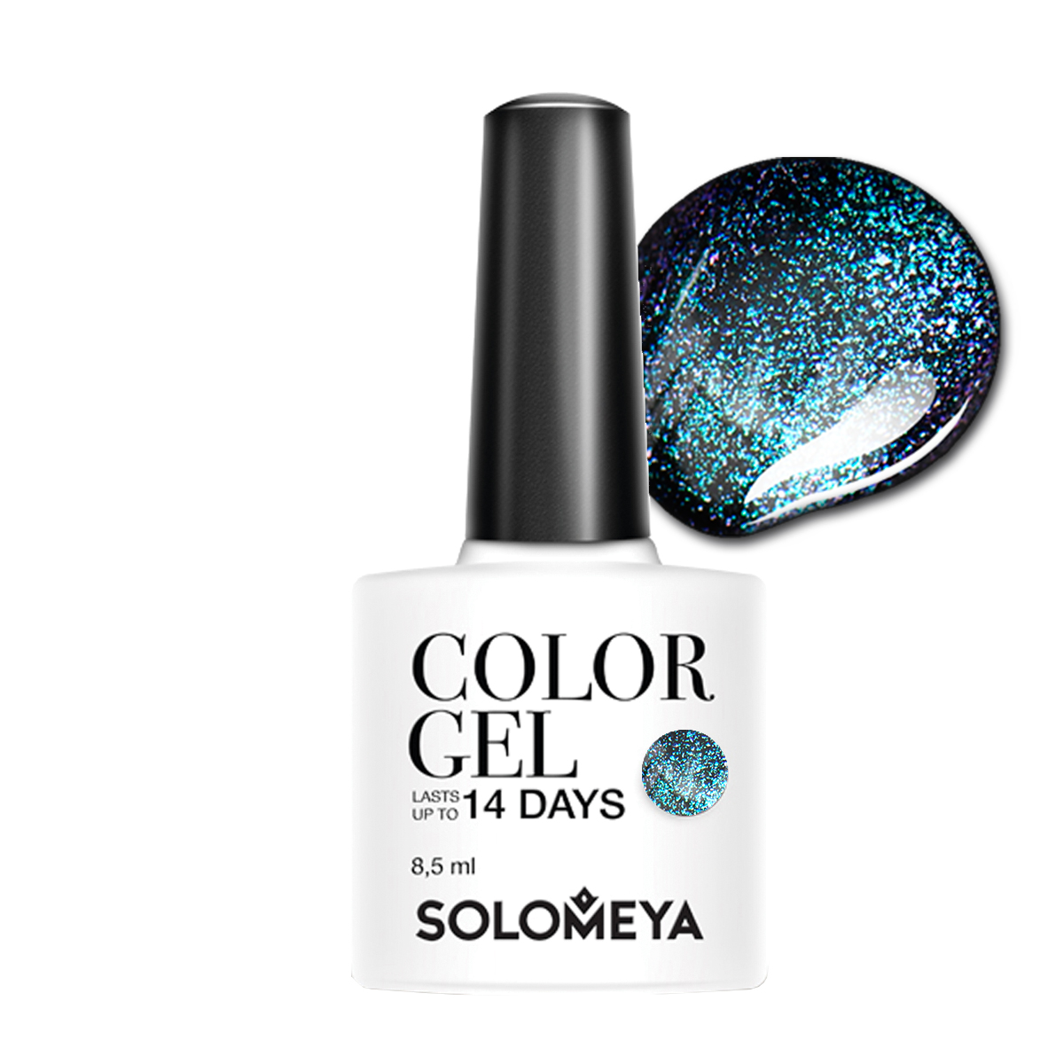 SOLOMEYA Гель-лак для ногтей SCGС028 Северное сияние / Color