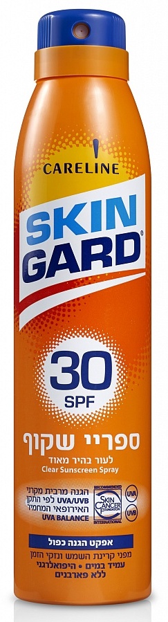 SKIN GARD Спрей солнцезащитный прозрачный для тела SPF 30 20