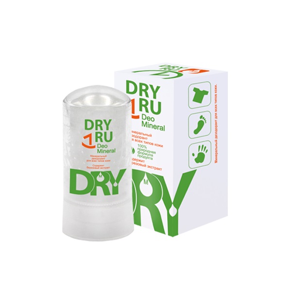 DRY RU Дезодорант минеральный для всех типов кожи / Deo Mine