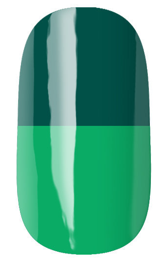 RUNAIL 2952 гель-лак термо, сине-зеленый - салатовый / Therm
