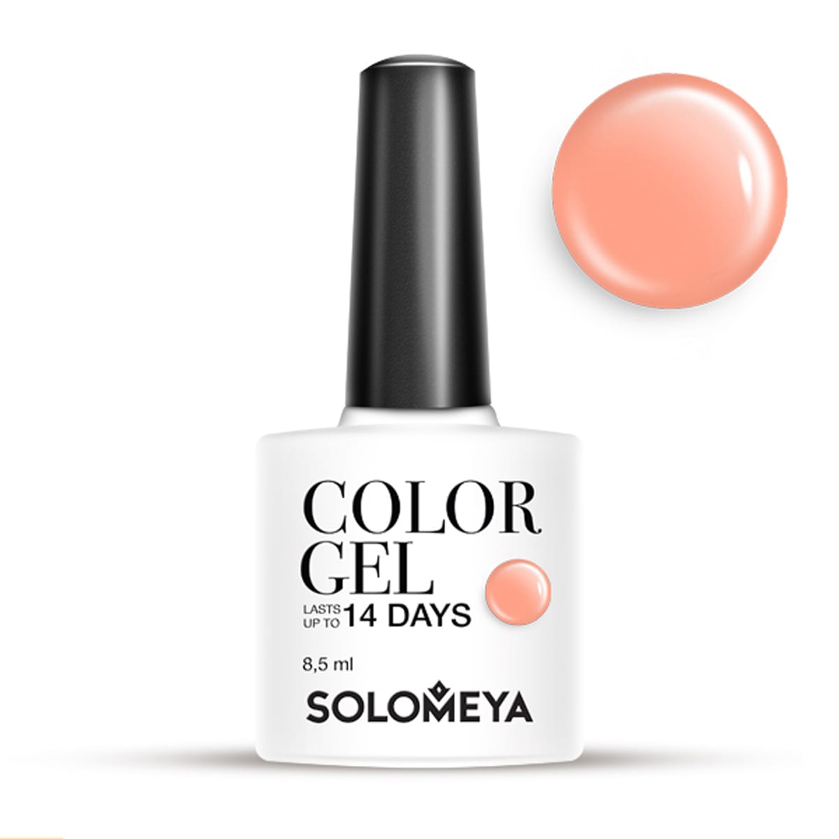 SOLOMEYA Гель-лак для ногтей SCG028 Персик / Color Gel Peach