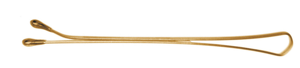 DEWAL PROFESSIONAL Невидимки золотистые, прямые 40 мм, 200 г