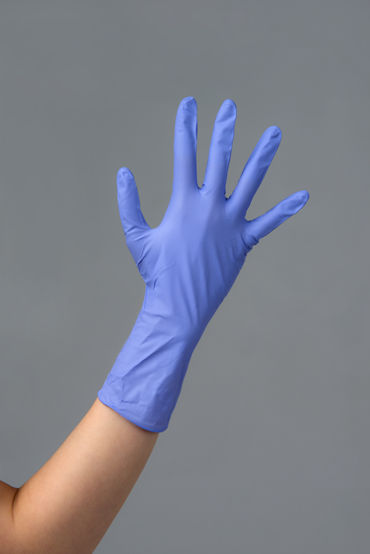 ЧИСТОВЬЕ Перчатки нитриловые фиолетовые XS Safe & Care 200 ш