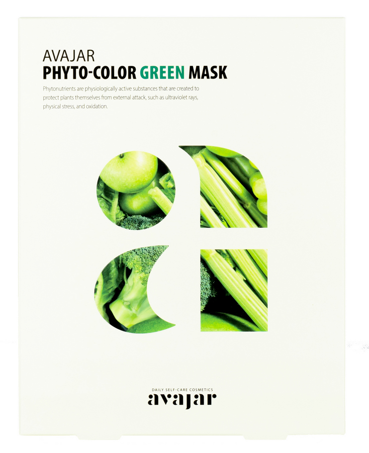 AVAJAR Маска увлажняющая и успокаивающая / Phyto-Color Green