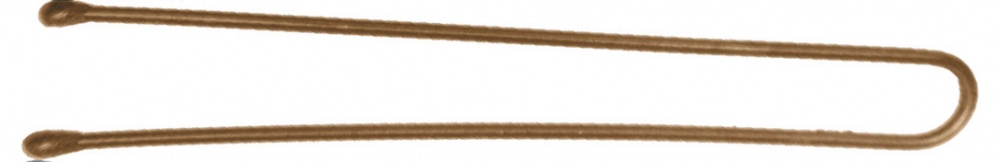 DEWAL PROFESSIONAL Шпильки коричневые, прямые 60 мм, 60 шт/у