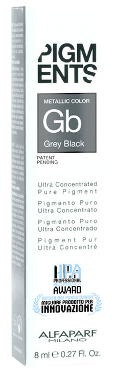 ALFAPARF MILANO Пигмент-тюбик графит / PIGMENTS Grey Black 8