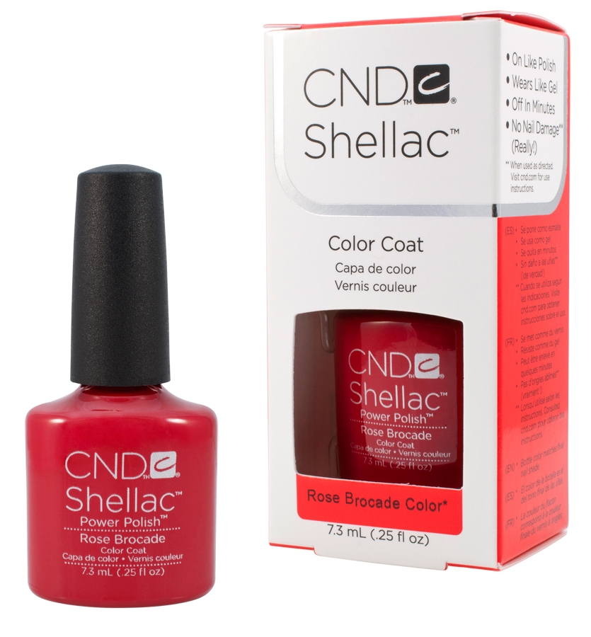 CND 90622 покрытие гелевое / Rose Brocade SHELLAC 7,3 мл