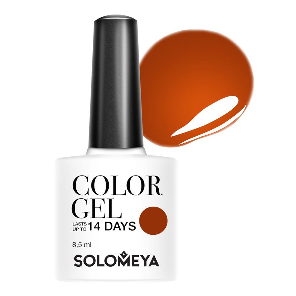 SOLOMEYA Гель-лак для ногтей 119 Острый чили / Color Gel Hot