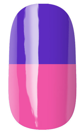 RUNAIL 2953 гель-лак термо, сине-фиолетовый - розовый / Ther