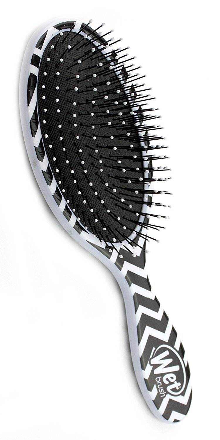 Wet Brush Щетка для спутанных волос, черно-белые полоски / W