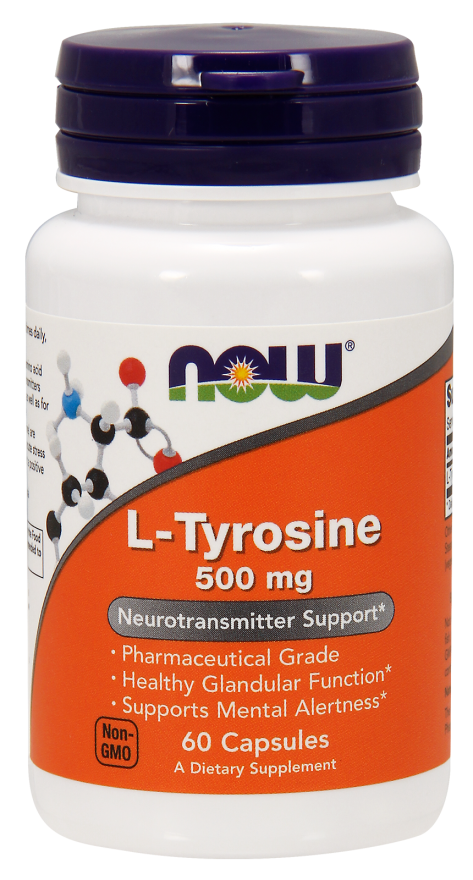 NOW FOODS L-Тирозин, капсулы 606 мг № 60