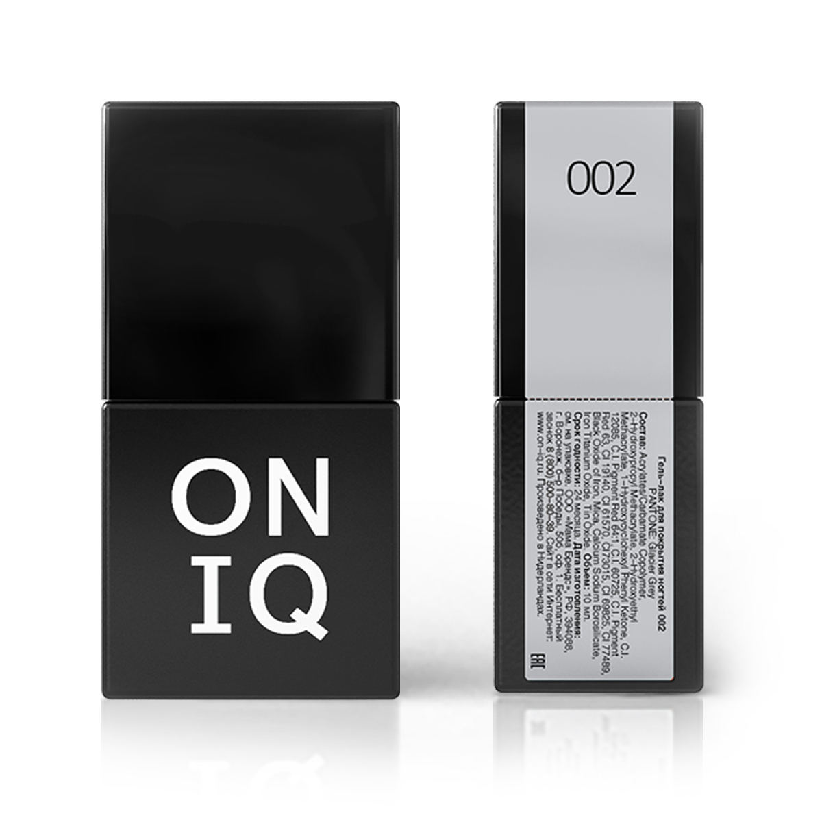 ONIQ Гель-лак для покрытия ногтей, Pantone: Glacier grey, 10