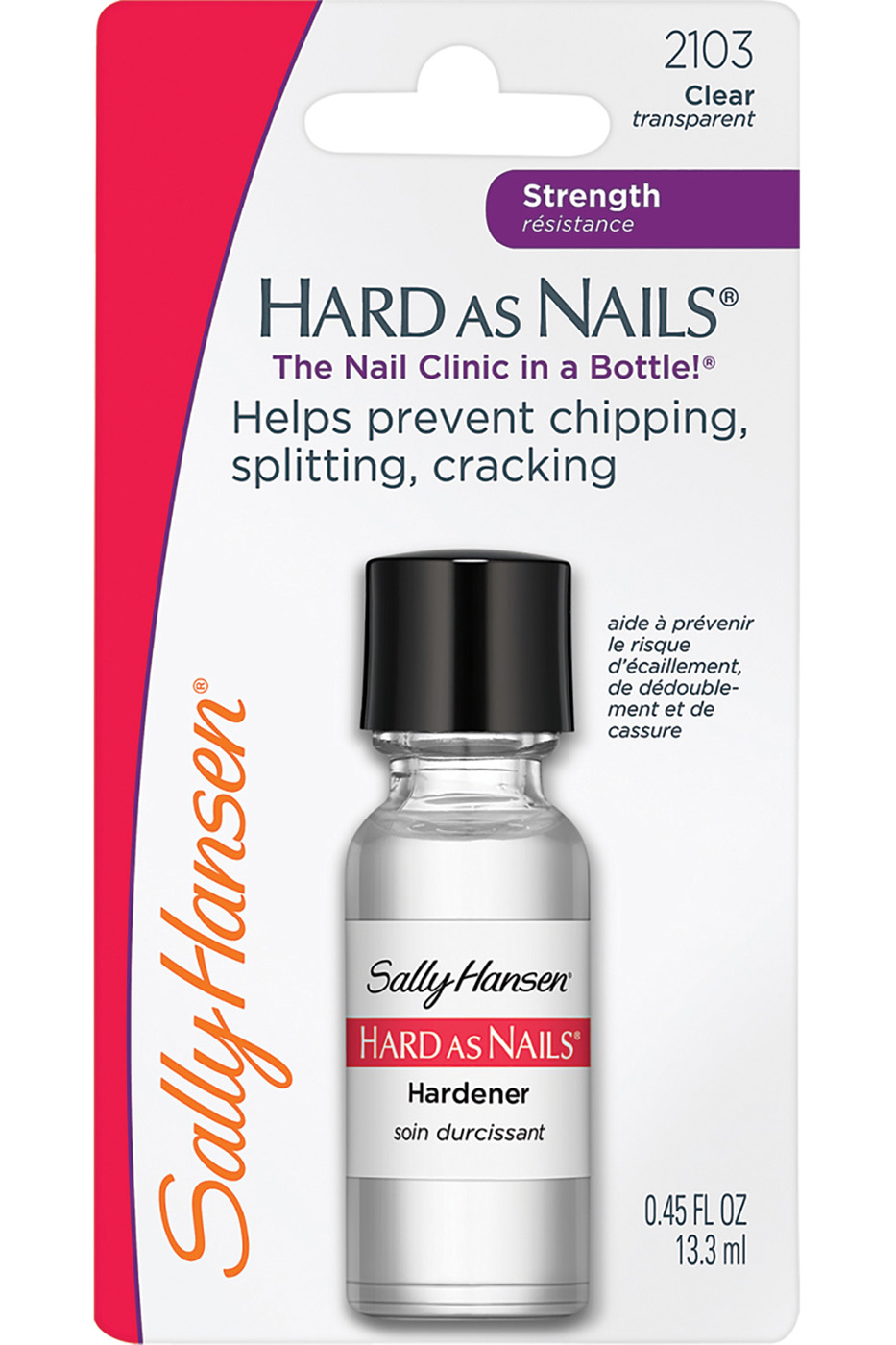 SALLY HANSEN Средство для укрепления ногтей / hard as nails 