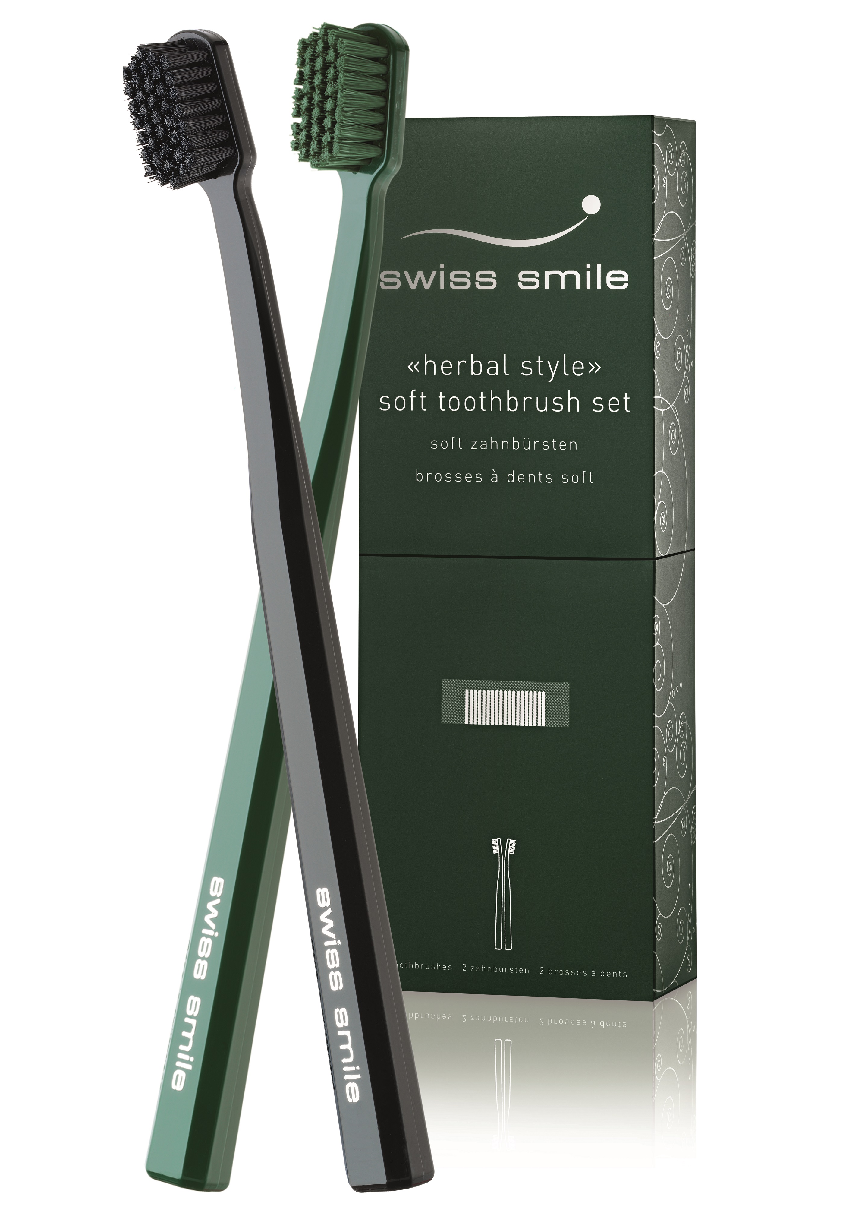 SWISS SMILE Набор мягких зубных щёток Базель / Basel 2 шт