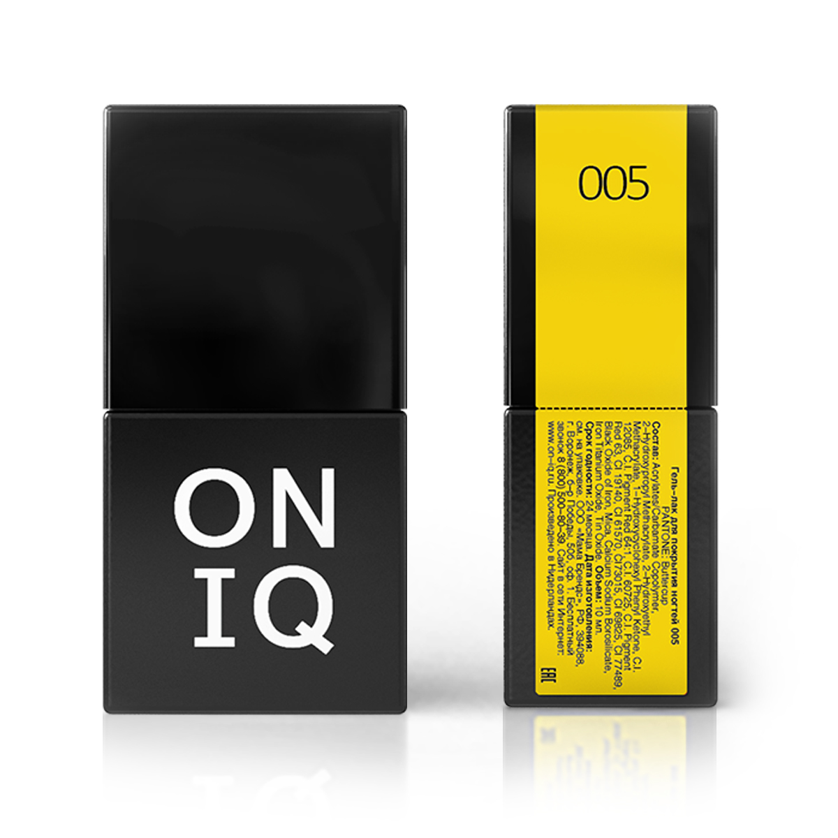 ONIQ Гель-лак для покрытия ногтей, Pantone: Buttercup, 10 мл