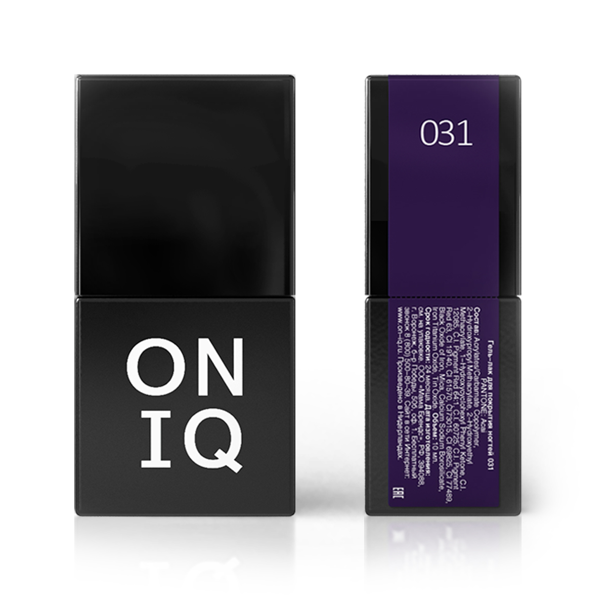 ONIQ Гель-лак для покрытия ногтей, Pantone: Acai, 10 мл