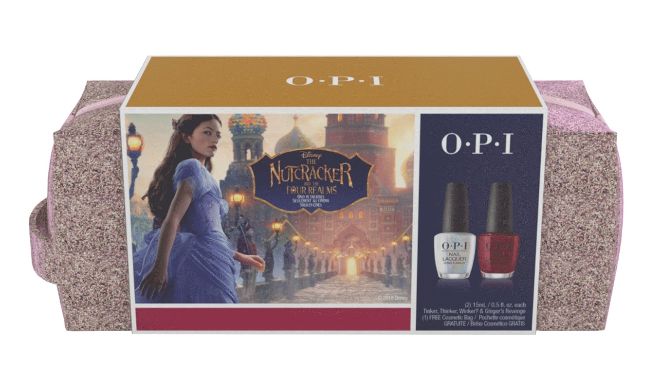 OPI Набор подарочный (косметичка + HRK02 + HRK11) / Nutcrack