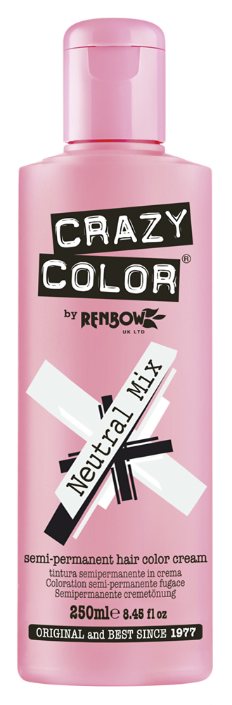 CRAZY COLOR Краска для волос, нейтральный прозрачный / Crazy