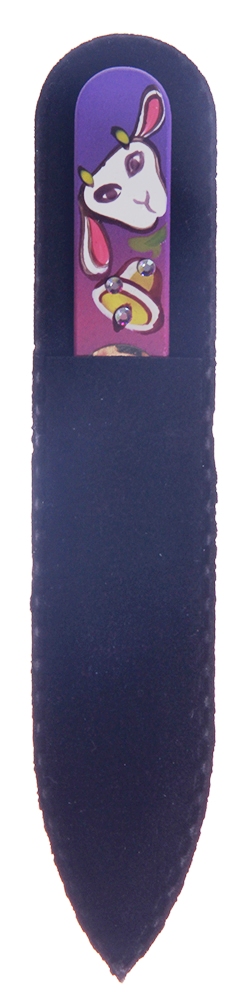 BHM PROFESSIONAL Пилочка стеклянная цветная с рисунком и кри