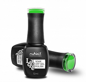 RuNail 2174 гель-лак для ногтей Неоновый зеленый / Laque 12 