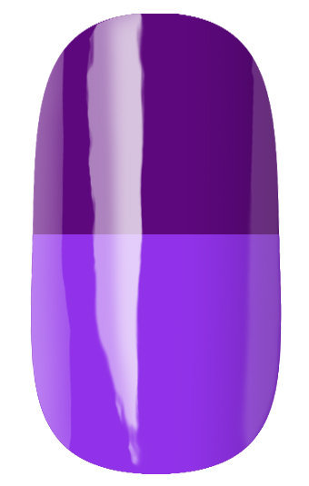 RuNail 2954 гель-лак термо, темно-фиолетовый - фиолетовый / 