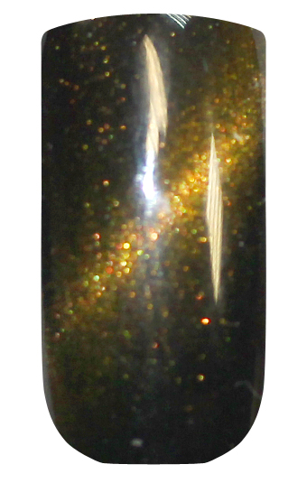 RuNail 2900 гель-лак золотистый блик, Чаузи / CAT'S EYE 7 мл