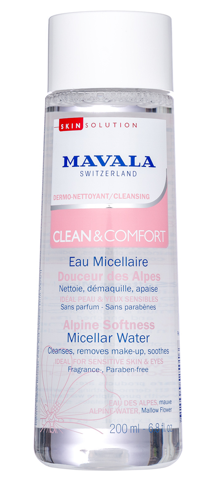 MAVALA Вода мицеллярная смягчающая альпийская / Clean & Comf