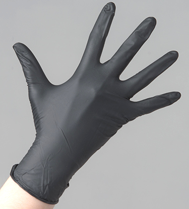 SAFE & CARE Перчатки нитриловые черные S Safe & Care 100 шт