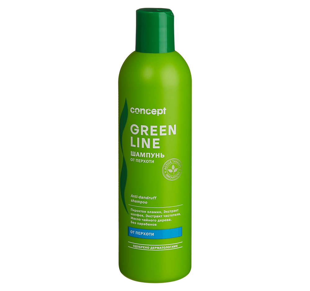CONCEPT Шампунь от перхоти / GREEN LINE Anti-dandruff shampo