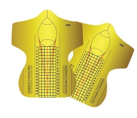 GIORGIO CAPACHINI Формы одноразовые для моделирования ногтей