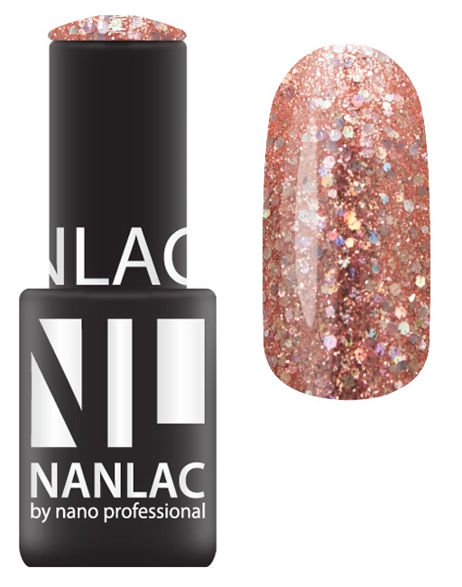 NANO PROFESSIONAL 2168 гель-лак для ногтей, розовый бриллиан