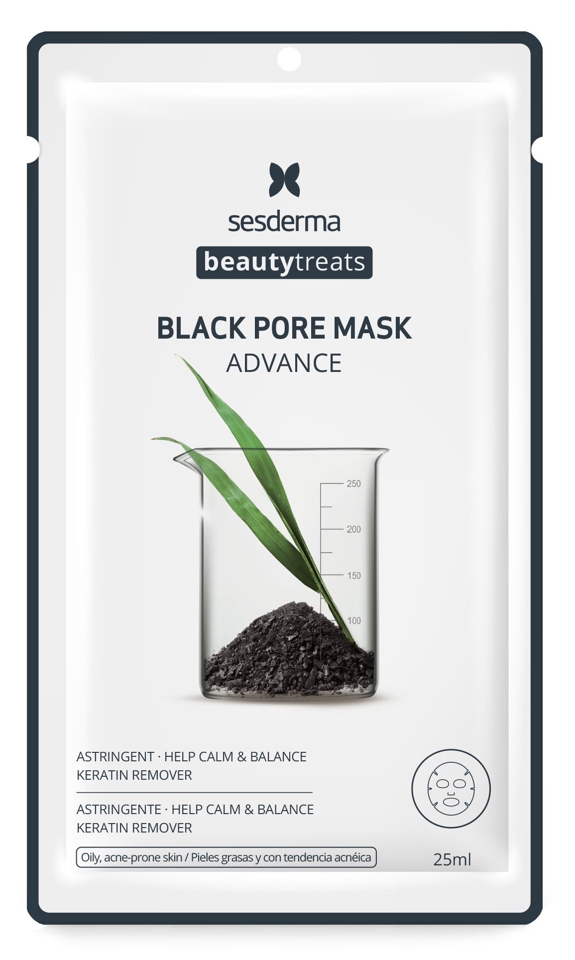 SESDERMA Маска очищающая для лица / BEAUTY TREATS Black pore