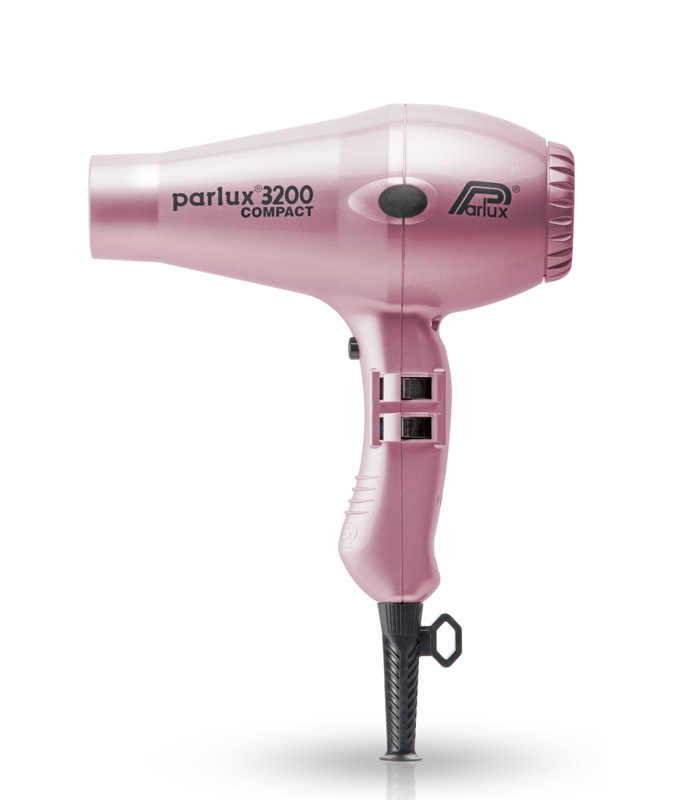 PARLUX Фен Parlux 3200 COMPACT розовый, 2 насадки 1900 Вт