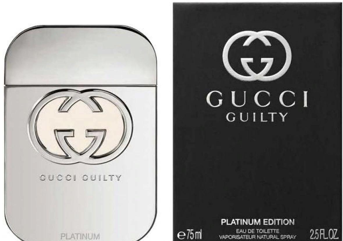 GUCCI Вода туалетная женская Gucci Gulty Platinum 75 мл