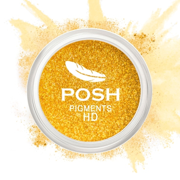 POSH Пигмент для глаз и губ, HD № 7 Лимонное золото 3,5 г