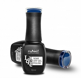RuNail 1764 гель-лак для ногтей Синий бархат / Laque Navy Bl