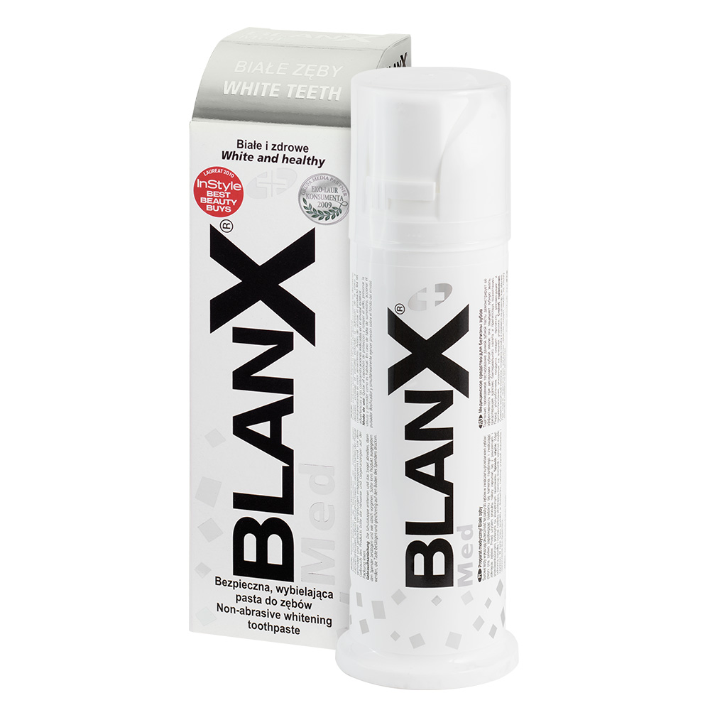 BLANX Паста зубная отбеливающая / BlanX Med White Teeth 100 