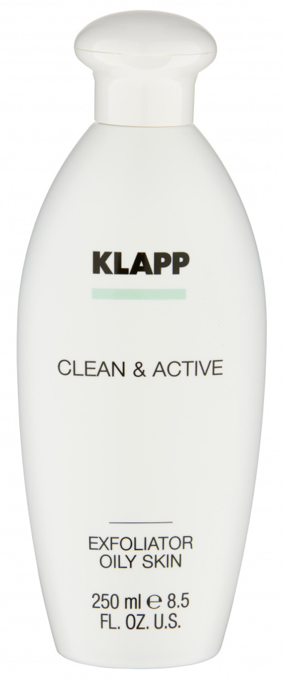 KLAPP Эксфолиатор для жирной кожи / CLEAN & ACTIVE 250 мл