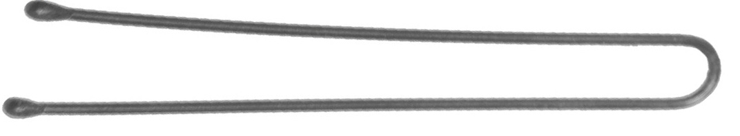 DEWAL PROFESSIONAL Шпильки серебристые, прямые 60 мм, 60 шт/