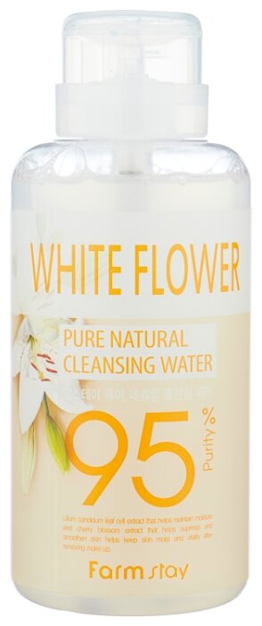 FARMSTAY Вода очищающая с экстрактом белых цветов / Cleansin