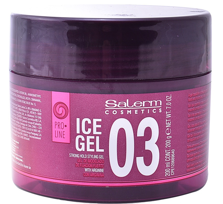 SALERM COSMETICS Гель сильной фиксации для волос / ICE GEL P